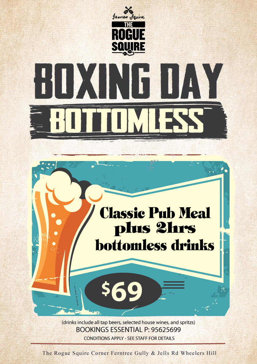 Boxing Day Bottomless The Rogue Squire